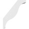 Ekena Millwork 6-in. W x 24-in. D x 30-in. H Funston Architectural Grade PVC Knee Brace BRCP06X24X30FST - alternate 6